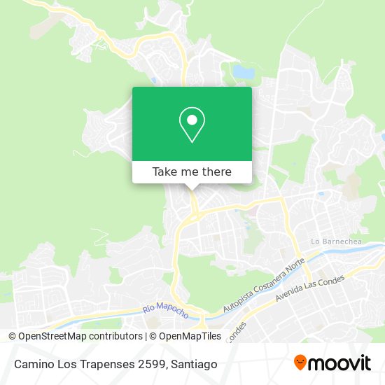 Camino Los Trapenses 2599 map