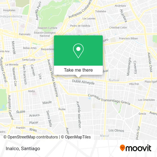 Inalco map