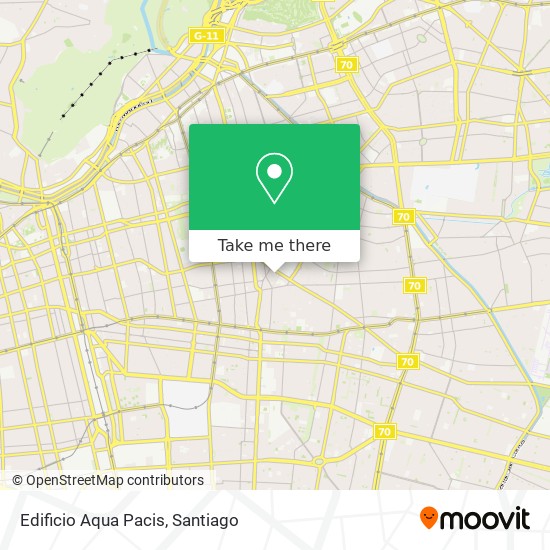 Edificio Aqua Pacis map