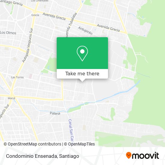 Condominio Ensenada map