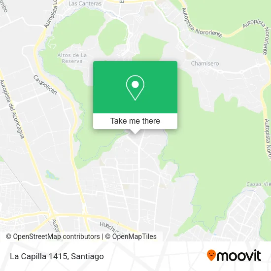 La Capilla 1415 map