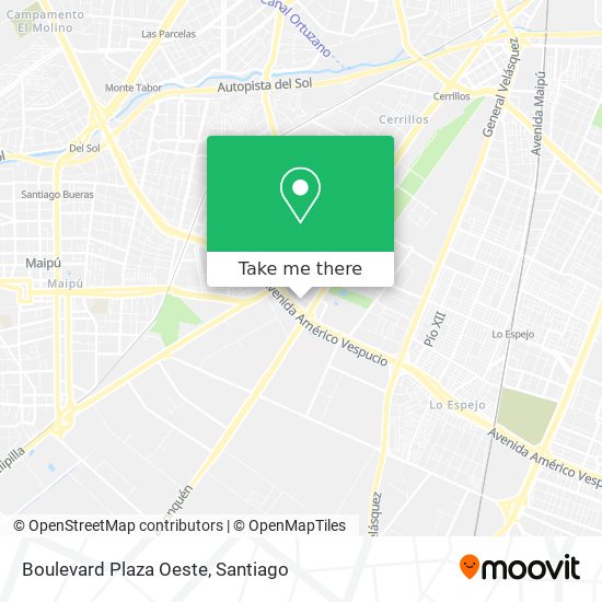 Mapa de Boulevard Plaza Oeste