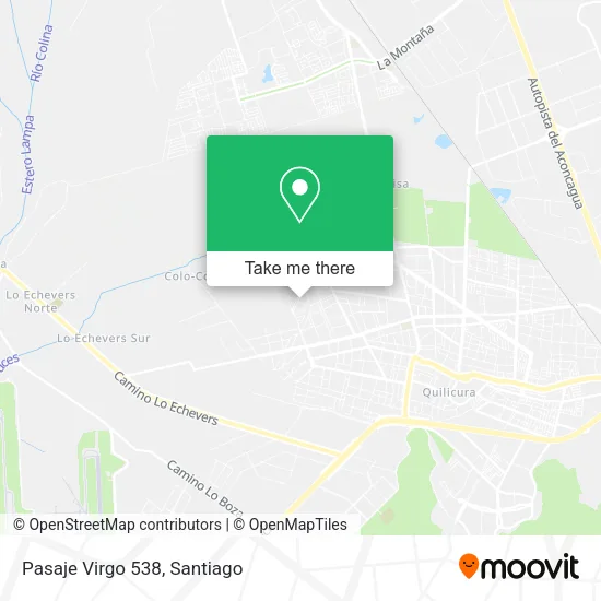 Pasaje Virgo 538 map