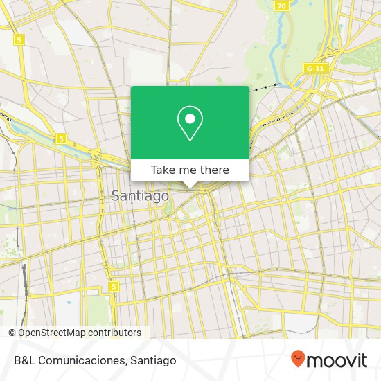 B&L Comunicaciones map