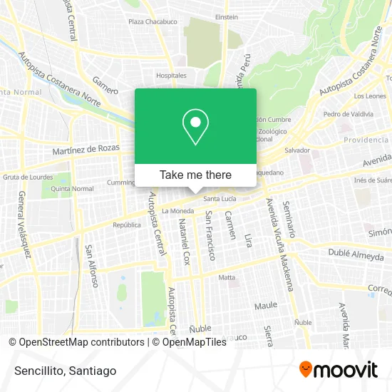 Sencillito map
