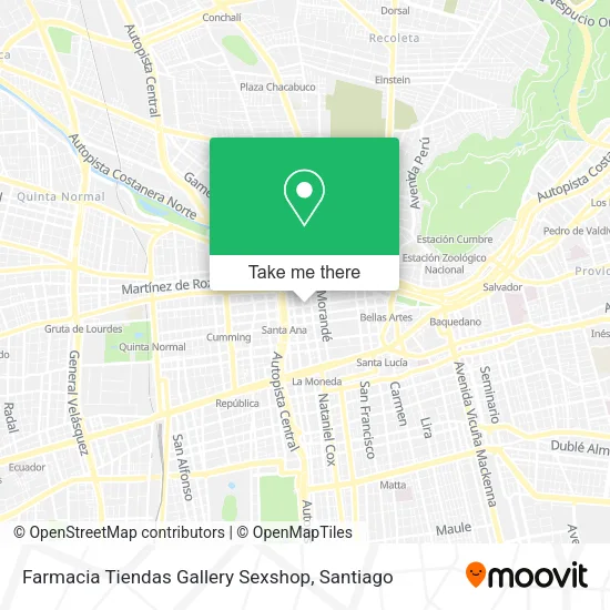 Farmacia Tiendas	Gallery Sexshop map