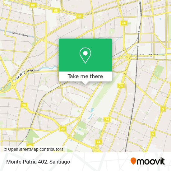 Monte Patria 402 map
