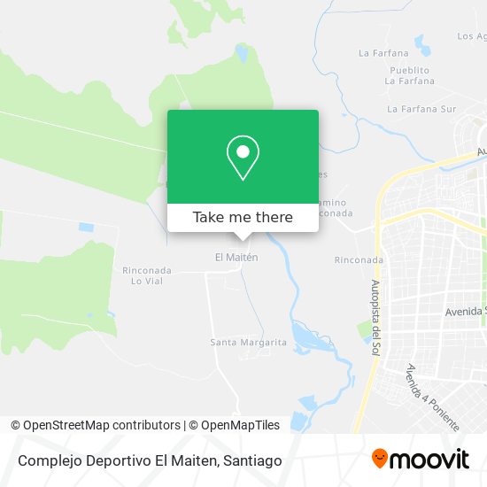 Complejo Deportivo El Maiten map