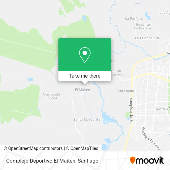 Mapa de Complejo Deportivo El Maiten