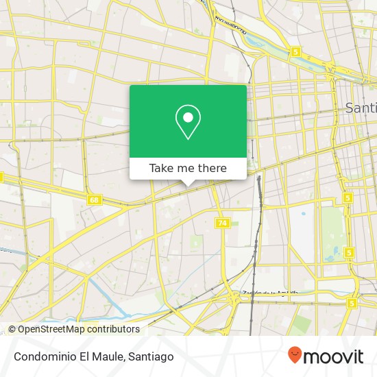 Condominio El Maule map