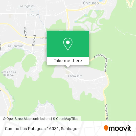Camino Las Pataguas 16031 map
