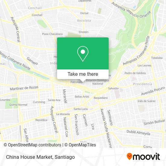 China House Market map