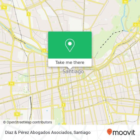 Díaz & Pérez Abogados Asociados map