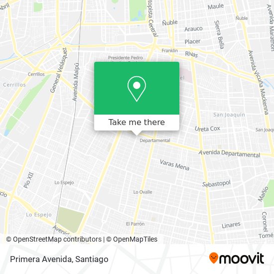 Primera Avenida map