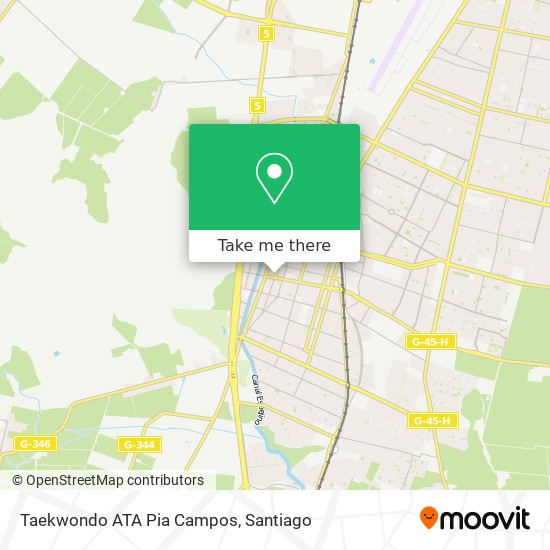 Taekwondo ATA Pia Campos map