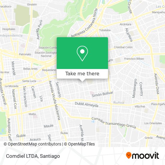 Comdiel LTDA map