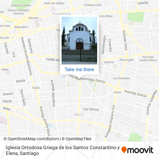 Iglesia Ortodoxa Griega de los Santos Constantino y Elena map