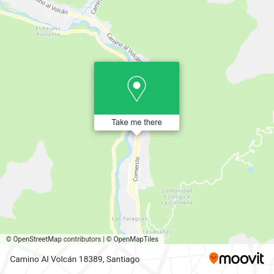 Mapa de Camino Al Volcán 18389