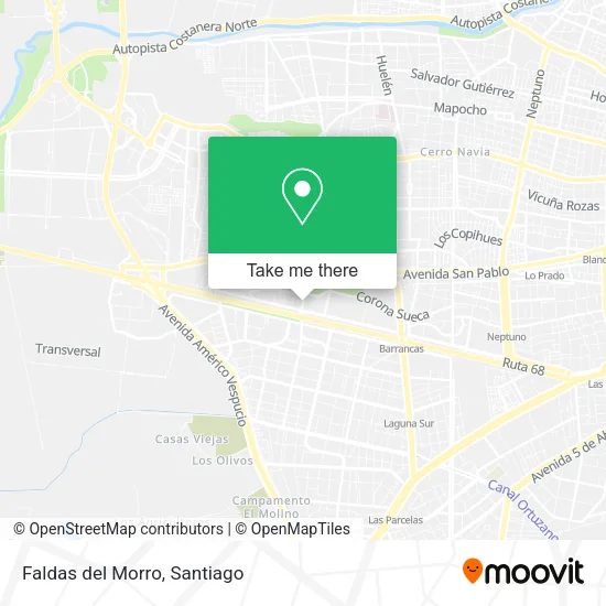 Faldas del Morro map