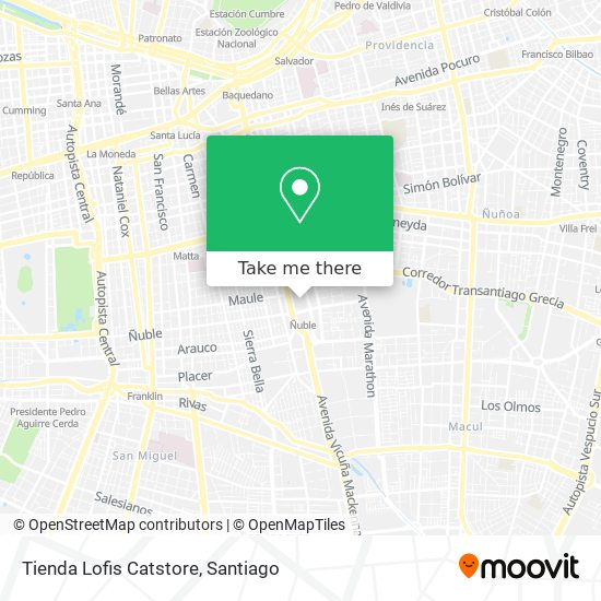 Tienda Lofis Catstore map