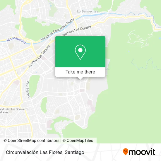 Circunvalación Las Flores map