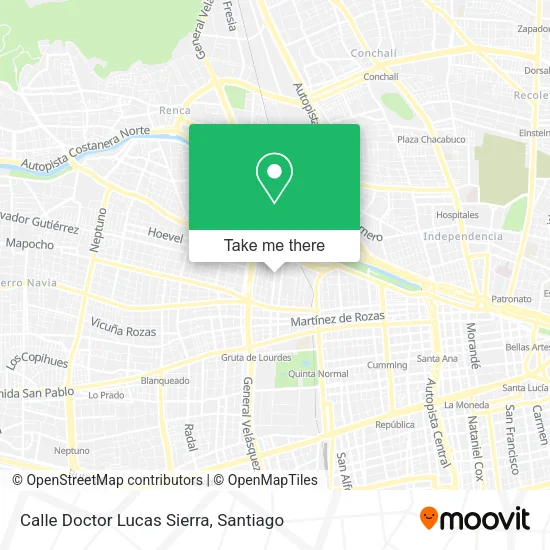 Calle Doctor Lucas Sierra map