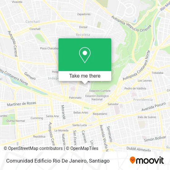 Comunidad Edificio Rio De Janeiro map