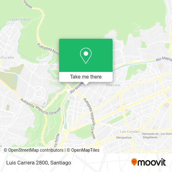 Luis Carrera 2800 map