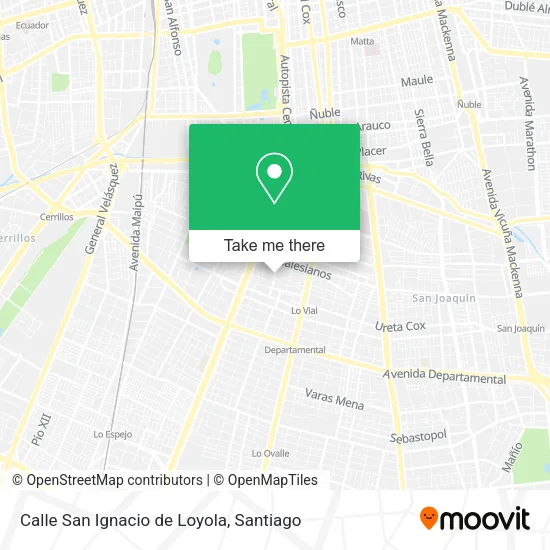 Mapa de Calle San Ignacio de Loyola