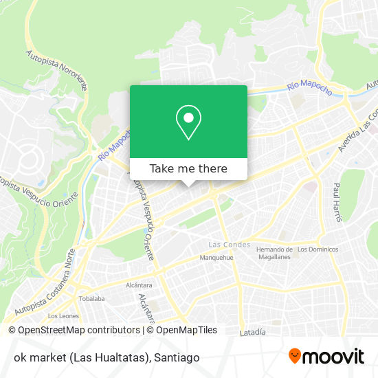 ok market (Las Hualtatas) map
