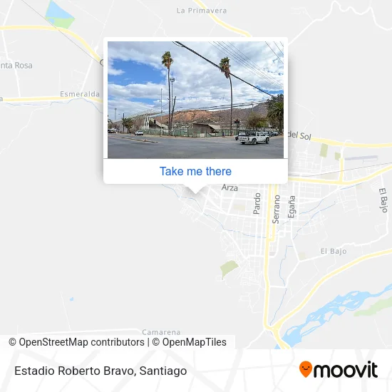 Estadio Roberto Bravo map