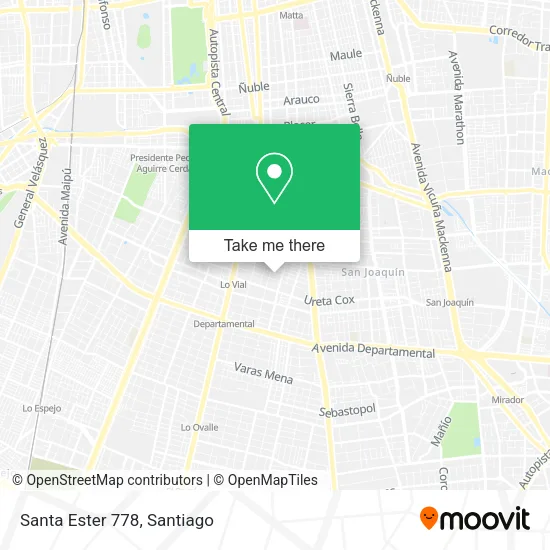Santa Ester 778 map