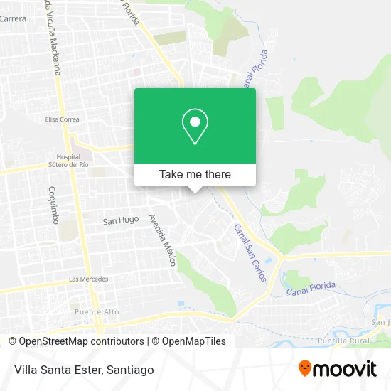 Villa Santa Ester map