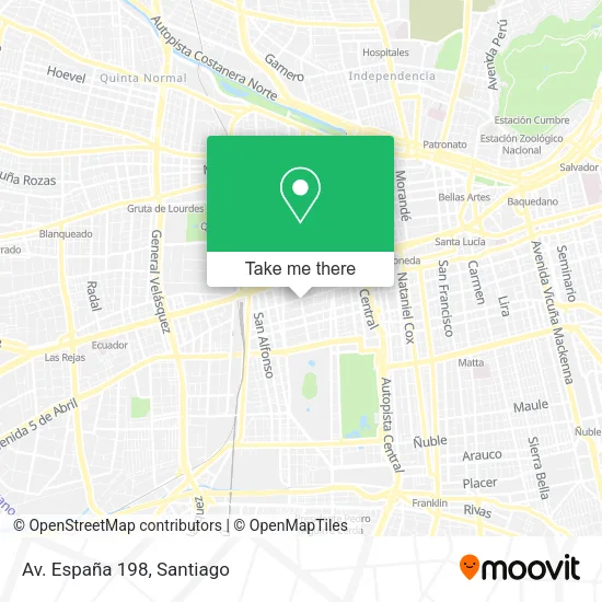 Av. España 198 map
