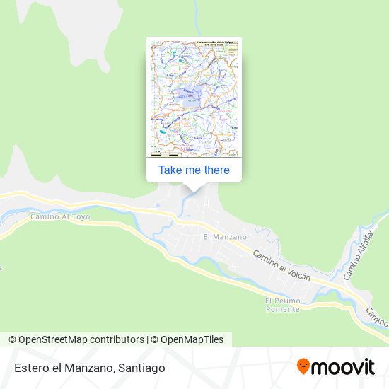 Mapa de Estero el Manzano