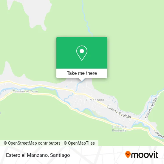 Estero el Manzano map
