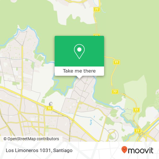 Los Limoneros 1031 map