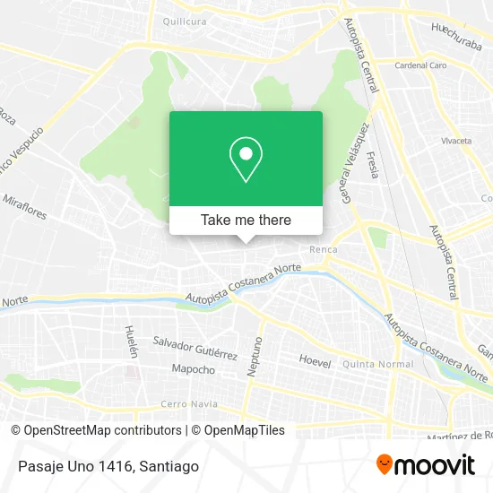 Pasaje Uno 1416 map