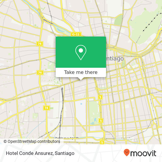 Hotel Conde Ansurez map