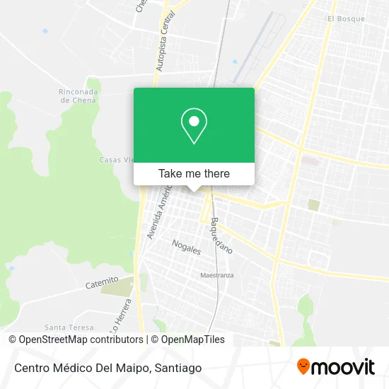Centro Médico Del Maipo map