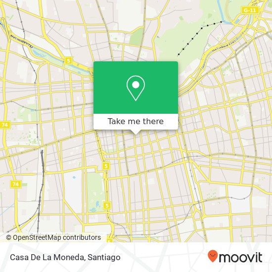 Mapa de Casa De La Moneda