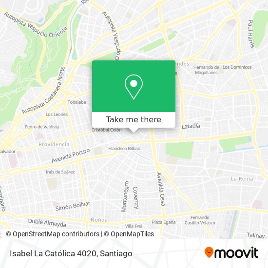 Isabel La Católica 4020 map