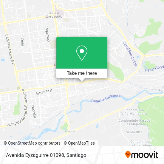 Avenida Eyzaguirre 01098 map