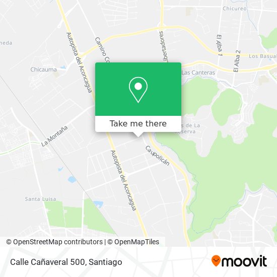 Calle Cañaveral 500 map