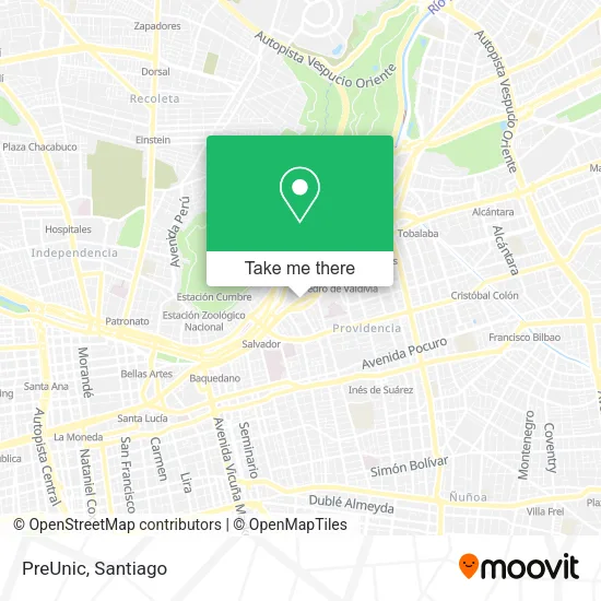 PreUnic map