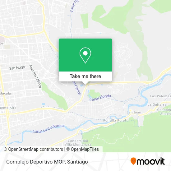 Complejo Deportivo MOP map