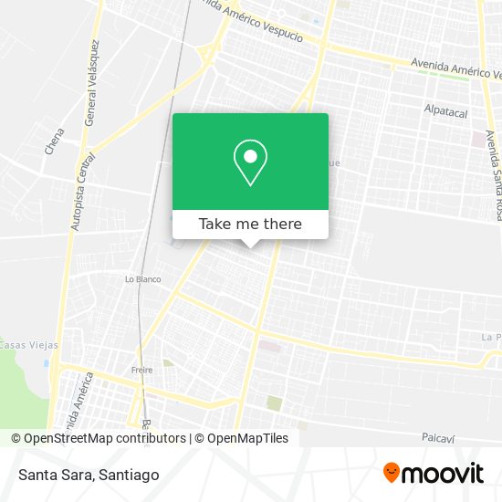 Santa Sara map