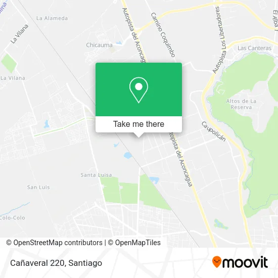 Cañaveral 220 map