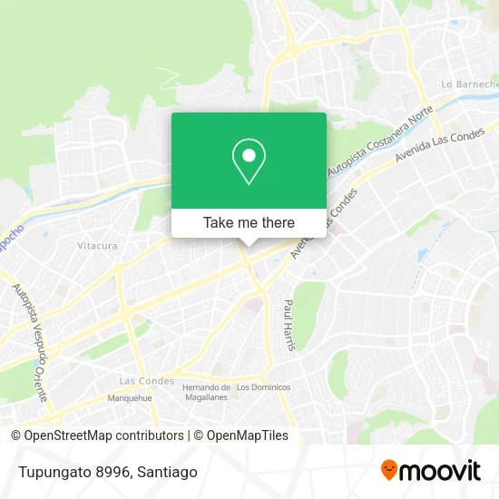Tupungato 8996 map