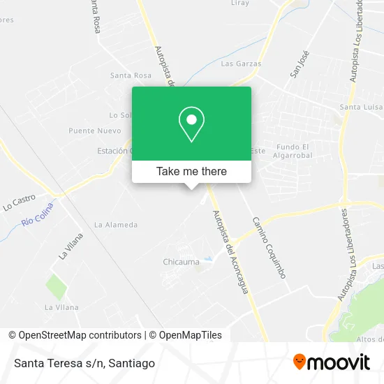Santa Teresa s/n map